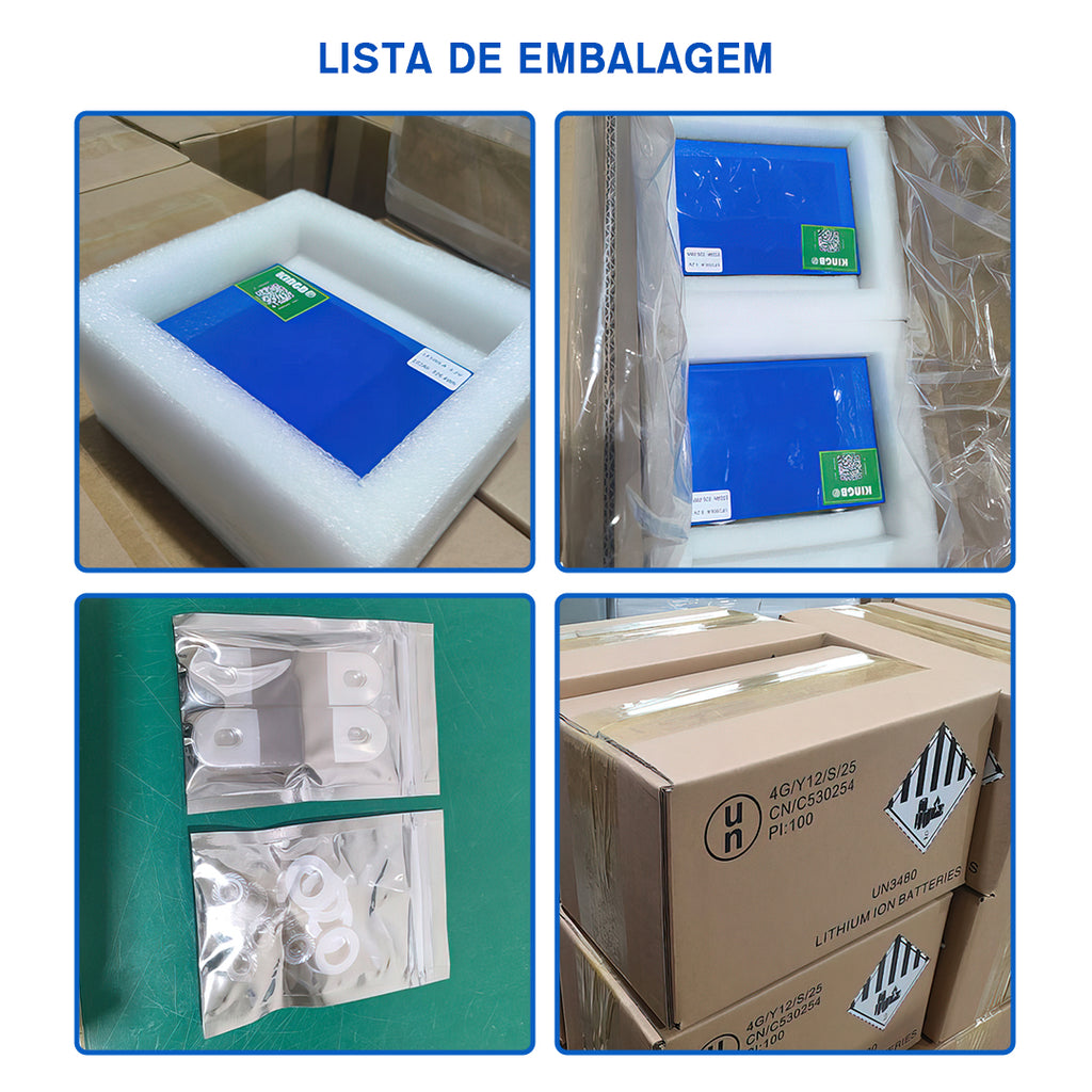 Bateria DIY 12V 100Ah LiFePO4 kingbopower
