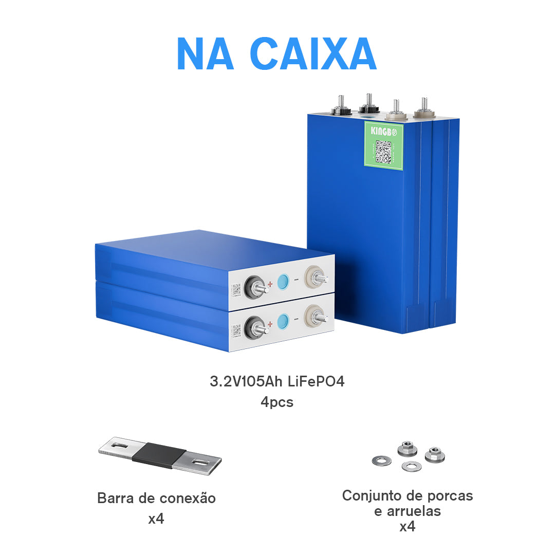Bateria DIY 12V 105Ah 336Wh Lifepo4