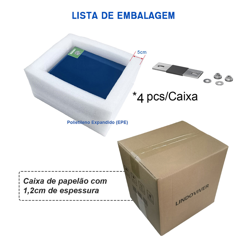 Bateria DIY 12V 105Ah LiFePO4 kingbopower