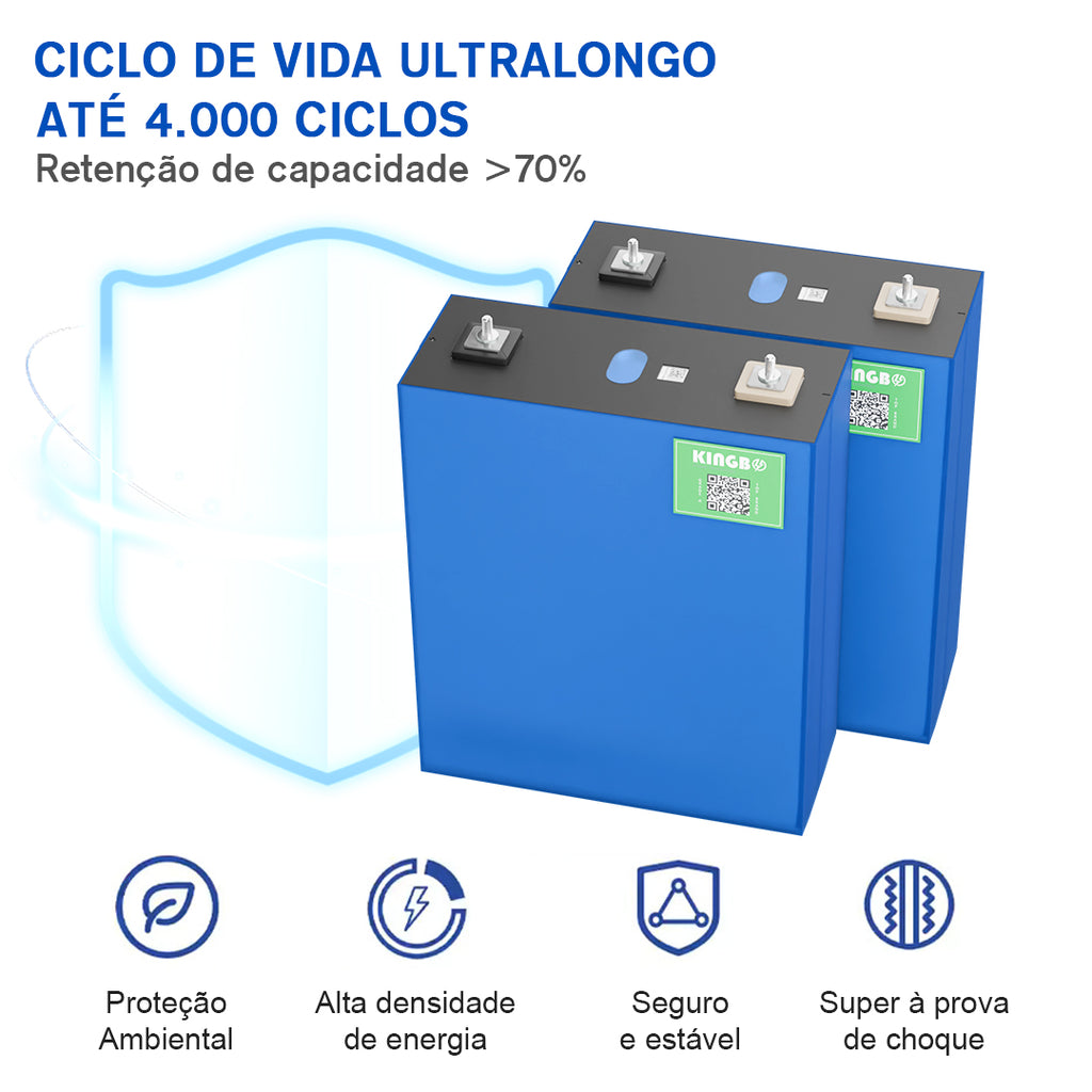 Bateria DIY 12V 280Ah LiFePO4 kingbopower