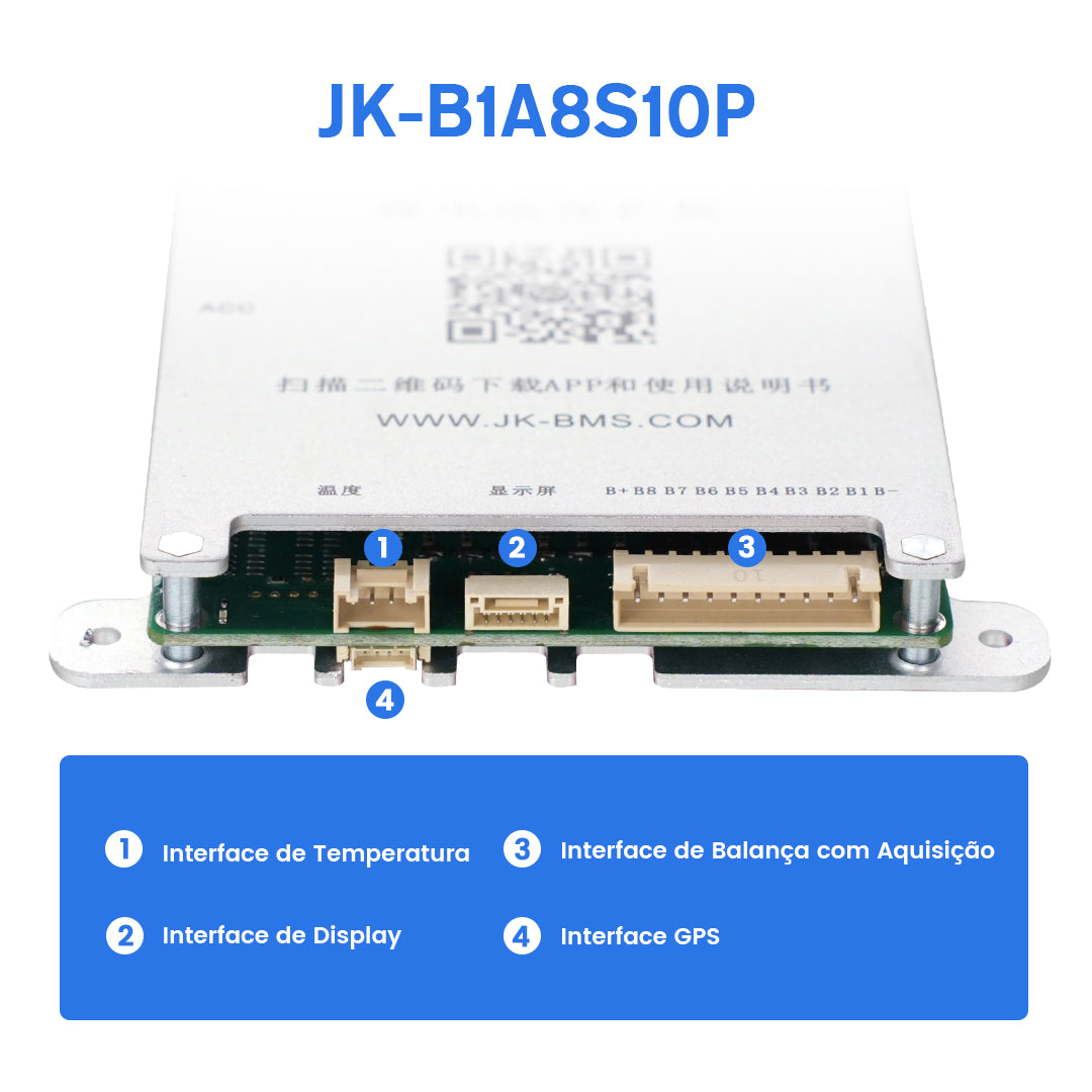 JK BMS B1A8S10P DIY Lifepo4