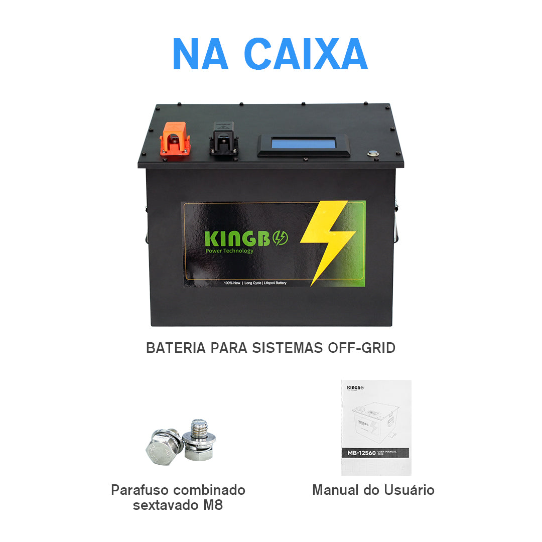 Bateria 12V 560Ah 7.168KWh Lifepo4