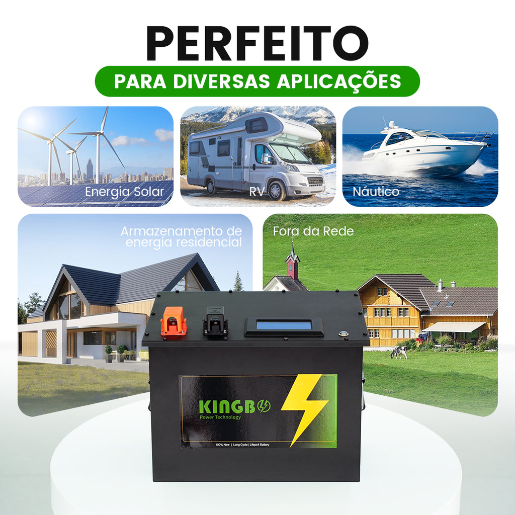 Bateria DIY 12V 560Ah LiFePO4 kingbopower
