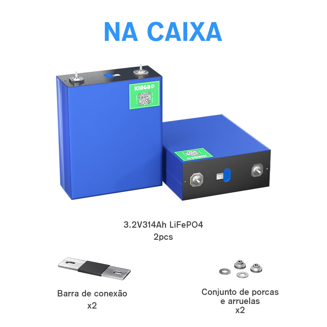 Bateria DIY 6.4V 314Ah 1004.8Wh Lifepo4