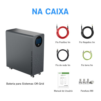 Bateria 51.2V 314Ah 16.1KWh Lifepo4