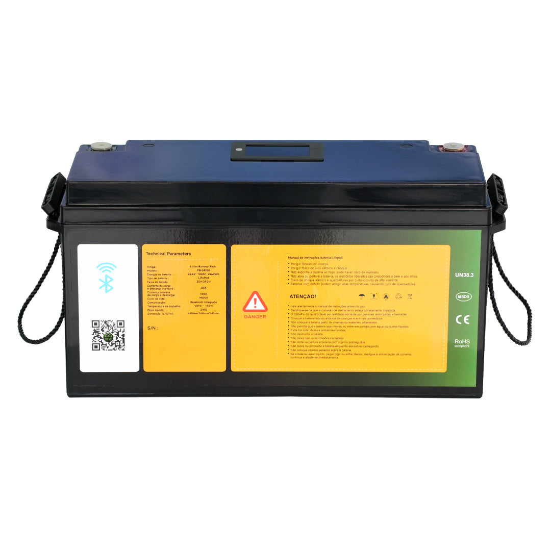 Bateria DIY 24V 100Ah LiFePO4 kingbopower