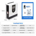 Inversor Solar 6.5KW 48V DIY LiFePO4 kingbopower